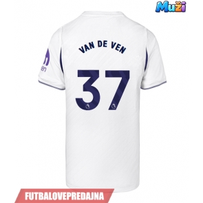 Lacne Muži Futbalové dres Tottenham Hotspur Micky van de Ven #37 2026-27 Krátky Rukáv - Domáci